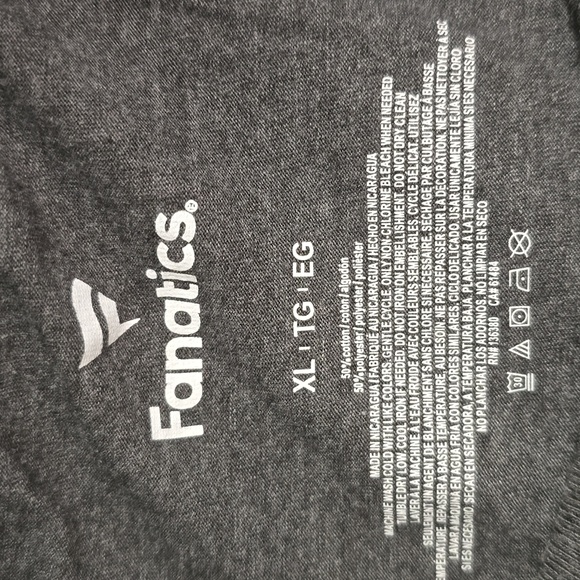 Fanatics Mens XL Gray Boston Red Sox Baseball Tee - Picture 6 of 6